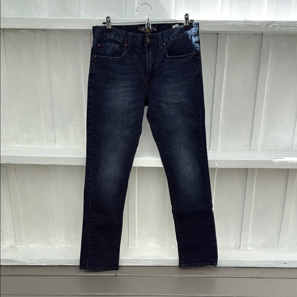 Men's Lucky 121 Heritage Slim Blue Jeans 31X32 Worn Once